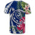 Hawaii Polynesian Turtle Tropical Hibiscus Plumeria T Shirt Blue - Polynesian Pride