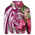 Hawaiian Polynesian Turtle Tropical Hibiscus Plumeria Hoodie Pink - Polynesian Pride