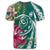 Hawaii Polynesian Turtle Tropical Hibiscus Plumeria T Shirt Turquoise - Polynesian Pride