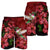 Hawaii Red Hibiscus Humming Bird Men's Shorts - AH - Polynesian Pride