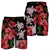 Hawaii Red Hibiscus Turtle Men's Shorts - AH - Ray Style - Polynesian Pride