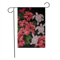 Hawaii Red Hibiscus Turtle Flag - AH - Ray Style - Polynesian Pride