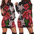 Hawaii Red Hibiscus Turtle Hoodie Dress - AH - Ray Style Black - Polynesian Pride