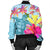 Hawaii Sea Turtle Hibiscus Kanaka Bomber Jacket - AH - Polynesian Pride