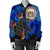 Hawaii Seal Of Hawaii Hibiscus Ocean Turtle Polynesian Bomber Jacket - AH - Polynesian Pride