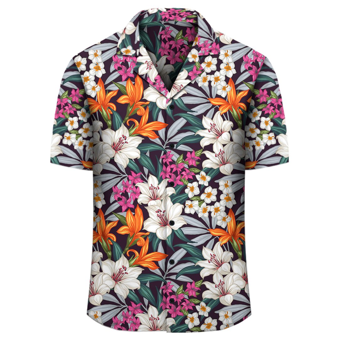 Hawaii Seamless Exotic Pattern With Tropical Leaves Flowers Hawaiian Shirt - Polynesian Pride