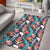 Hawaii Seamless Tropical Flower Hawaiian Summer Area Rug - AH - Polynesian Pride