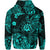 Custom Hawaii Shaka Polynesian Zip Hoodie Unique Style Turquoise LT8 - Polynesian Pride