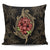 Hawaii Shark Hibiscus Gold Pillow Covers - AH Pillow Covers Black - Polynesian Pride