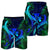 Hawaii Shark Polynesian Tropical Men's Shorts - Blue - AH - Polynesian Pride