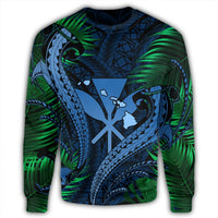Hawaii Shark Polynesian Tropical Sweatshirt - Pastel - AH - Polynesian Pride