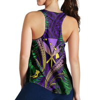 Hawaii Shark Polynesian Tropical Racerback Tank - Purple - AH - Polynesian Pride