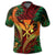 Hawaii Shark Polynesian Tropical Polo Shirt Red - Polynesian Pride