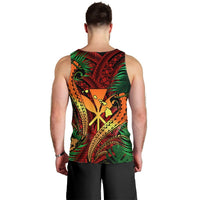 Hawaii Shark Polynesian Tropical Tank Top - Red - AH - Polynesian Pride