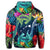Hawaiian Shark Tropical Color Hoodie - Polynesian Pride