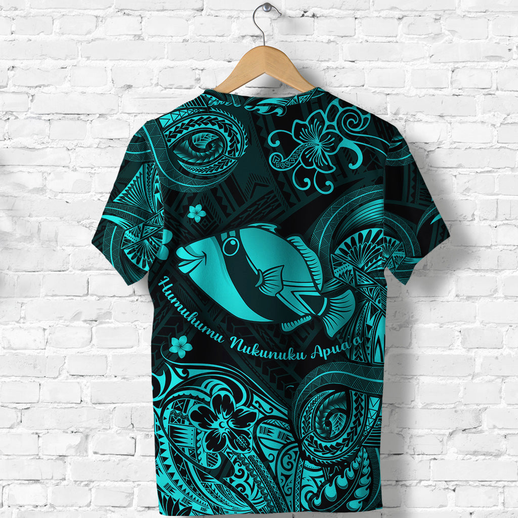 Hawaii State Fish: Humuhumu Nukunuku Apuaa Polynesian T Shirt Unique Style Turquoise LT8 - Polynesian Pride