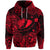 Custom Hawaii State Fish: Humuhumu Nukunuku Apuaa Polynesian Zip Hoodie Unique Style Red LT8 - Polynesian Pride