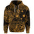 Custom Hawaii Surfing Polynesian Hoodie Unique Style Gold LT8 - Polynesian Pride