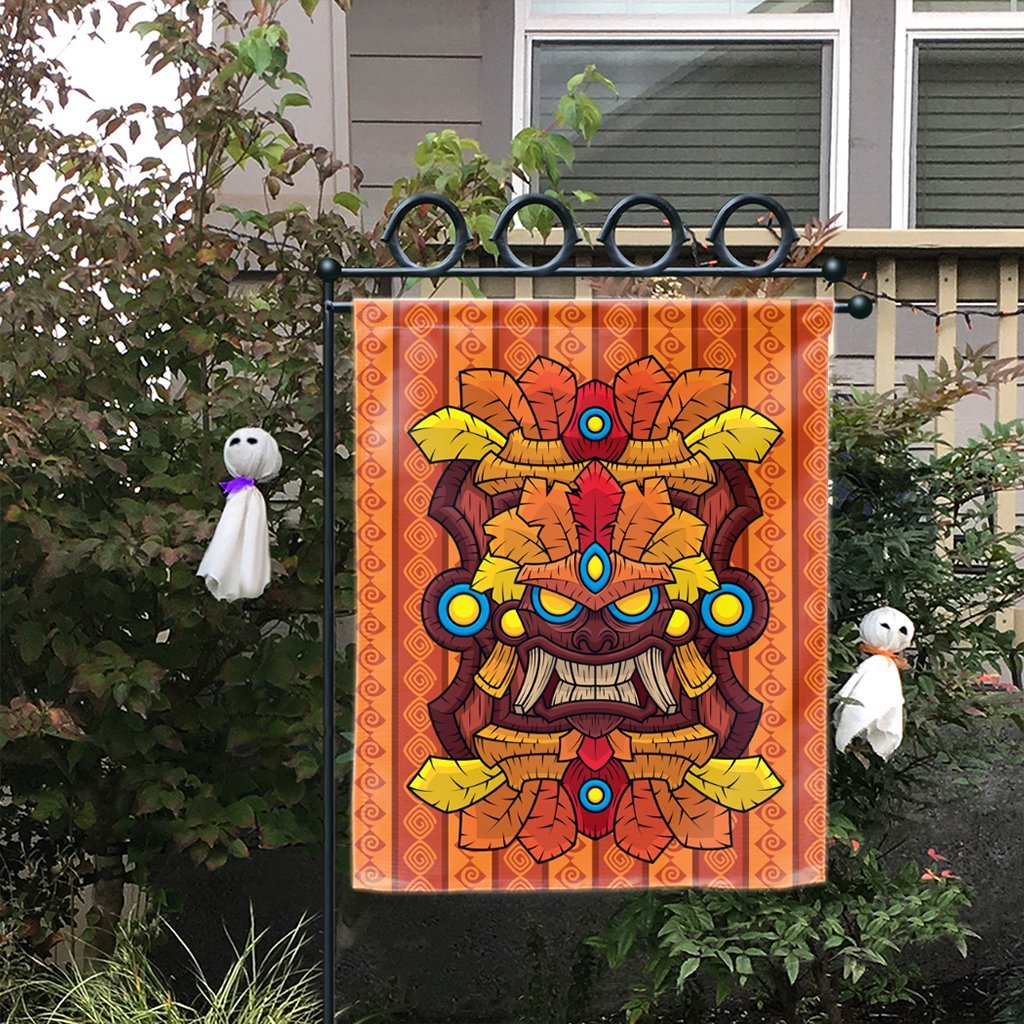 Hawaii Tiki Pattern Flag - AH - Polynesian Pride