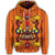 Hawaiian Tiki Pattern Hoodie - Polynesian Pride