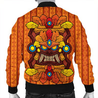 Hawaii Tiki Pattern Bomber Jacket - AH - Polynesian Pride