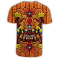 Hawaii Tiki Pattern T Shirt - Polynesian Pride