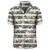 Hawaii Tropical Dark Green Leaves Seamless Pattern White Stripes Pink Background Hawaiian Shirt - Polynesian Pride