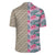 Hawaii Tropical Flowers Palm Leaves Hibiscus Strips Lauhala Moiety Hawaiian Shirt - Polynesian Pride