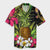 Hawaii Tropical Flowers Pineapple Hawaiian Shirt - AH Unisex Black - Polynesian Pride