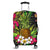 Hawaii Tropical Flowers Pineapple Luggage Covers - AH Black - Polynesian Pride