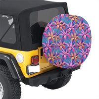 Hawaii Tropical Flowers Pink Hawaii Spare Tire Cover - Polynesian Pride