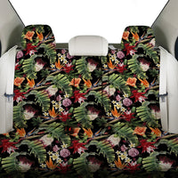 Hawaii Tropical Flowers Watercolor. Back Seat Cover - Polynesian Pride