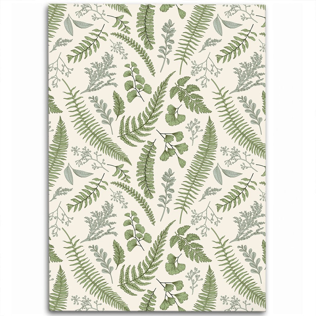 Hawaii Tropical Green Pattern Area Rug - AH Luxurious - Polynesian Pride