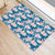 Hawaii Tropical Hibiscus Blue Hawaii Door Mat - Polynesian Pride