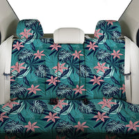 Hawaii Tropical Monstera Leaf Blue Back Seat Cover - Polynesian Pride