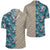 Hawaii Tropical Monstera Leaf Blue Lauhala Moiety Hawaiian Shirt Unisex Art - Polynesian Pride