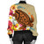 Hawaii Tropical Turtle Hibiscus And Plumeria Bomber Jacket - AH - Polynesian Pride