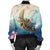 Hawaii Turtle And Jellyfish In Deep Sea Moana Bomber Jacket - AH - Polynesian Pride