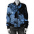 Hawaii Turtle Bomber Jacket Polynesian Hibiscus Art Blue - AH - Polynesian Pride