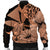 Hawaii Turtle Bomber Jacket Polynesian Hibiscus Art Ver 2.0 Orange - AH - Polynesian Pride