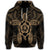 Hawaiian Turtle Fixed Gold Hoodie - Polynesian Pride