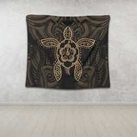 Hawaii Turtle Fixed Gold Tapestry AH - Polynesian Pride