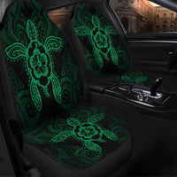 Hawaii Turtle Fixed Green Car Seat Covers AH - Polynesian Pride