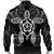 Hawaii Turtle Fixed White Bomber Jacket AH - Polynesian Pride