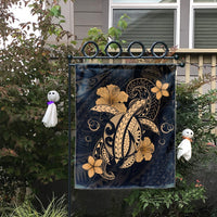 Hawaii Turtle Flower Polynesian Flag - Gold - AH - Polynesian Pride