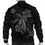 Hawaii Turtle Flower Polynesian Bomber Jacket - Gray - AH - Polynesian Pride