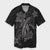 Hawaii Turtle Flower Polynesian Hawaiian Shirt - Gray - AH Unisex Black - Polynesian Pride