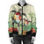 Hawaii Turtle Flowers Coconut Tree Leaf Bomber Jacket - AH - Polynesian Pride