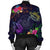 Hawaii Turtle Hibiscus Bomber Jacket - Day Style - AH - Polynesian Pride