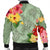 Hawaii Turtle Hibiscus Bomber Jacket - Tink Style - AH - Polynesian Pride